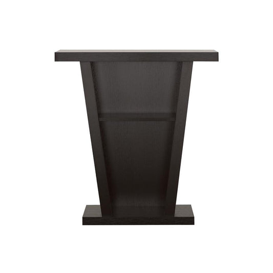 Evanna - 2-Shelf Console Table - Cappuccino