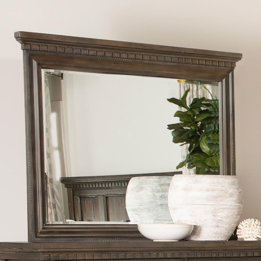 Bennington - Rectangular Dresser Mirror - Acacia Brown