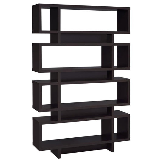Reid - 4-tier Open Back Bookcase