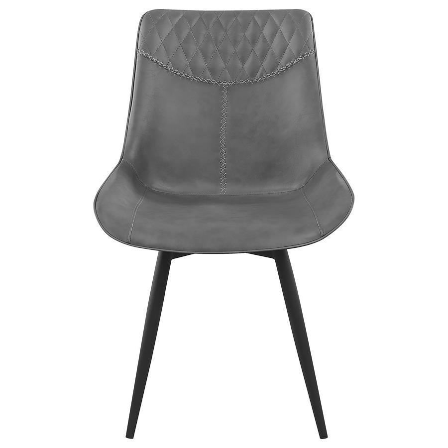 Brassie - Upholstered Side Chairs (Set of 2) - Grey