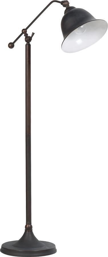Eduardo - Bell Shade Floor Lamp - Dark Bronze