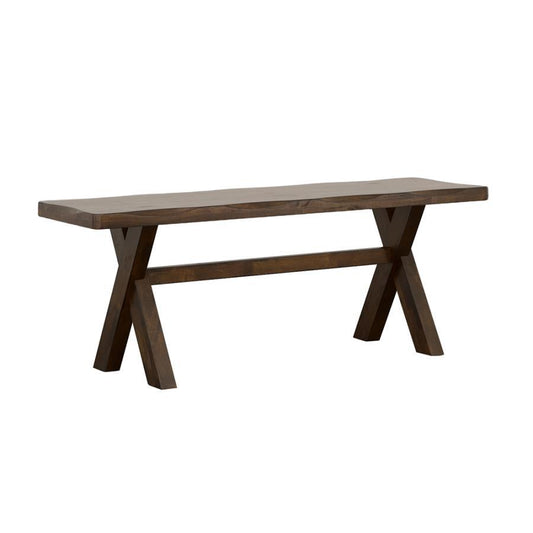 Alston - X-Shaped Dining Bench - Knotty Nutmeg