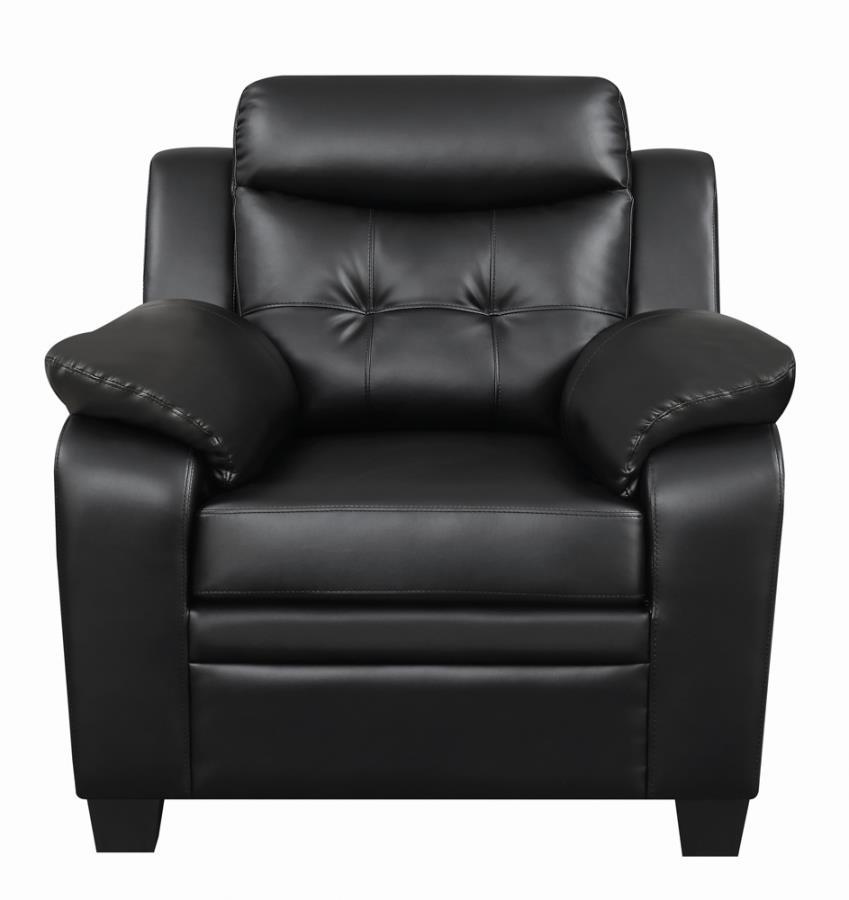 Finley - Tufted Upholstered Chair - Black