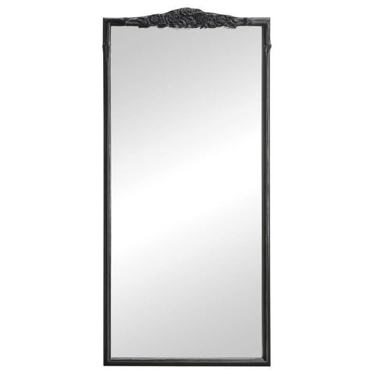 Sylvie - Rectangular Floor Mirror - Black