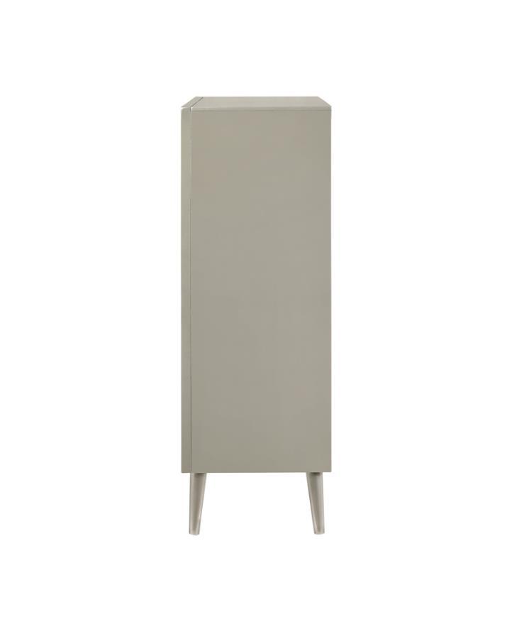 Ramon - 5-Drawer Chest - Metallic Sterling
