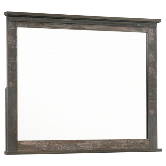Ridgedale - Dresser Mirror - Weathered Dark Brown