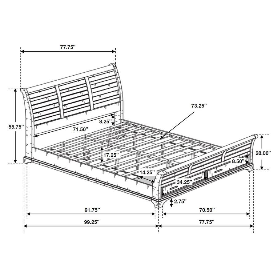 Elk Grove - Storage Bed
