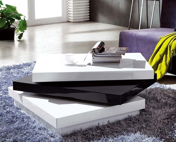 Aria Modern Rotating Coffee Table