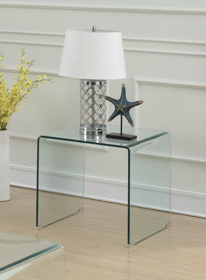 Ripley - Square End Table - Clear