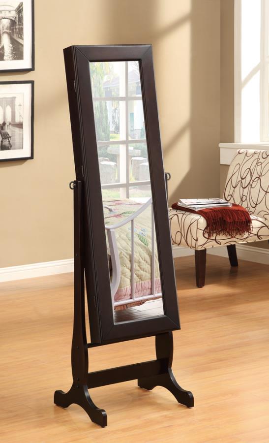 Coaster - Jewelry Cheval Mirror with Drawers
