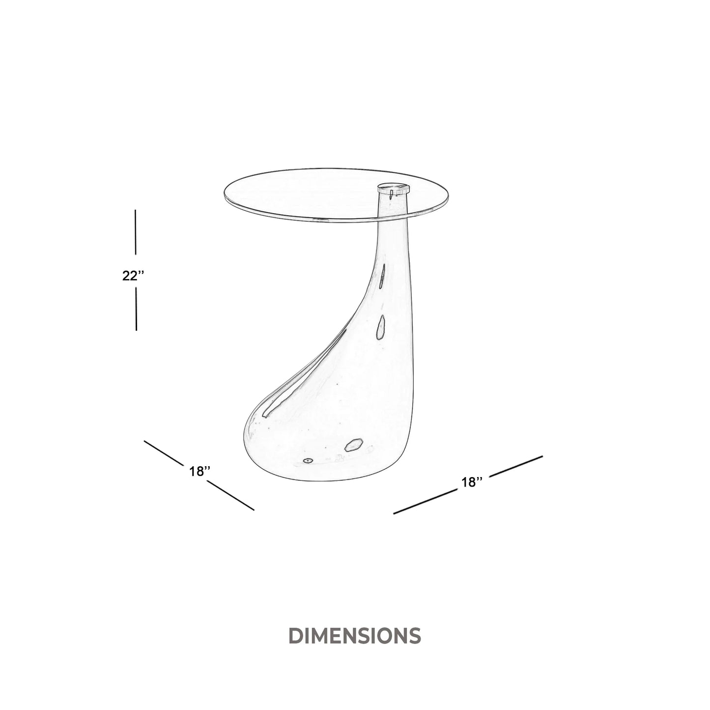 Teardrop Side table, Coffee table.