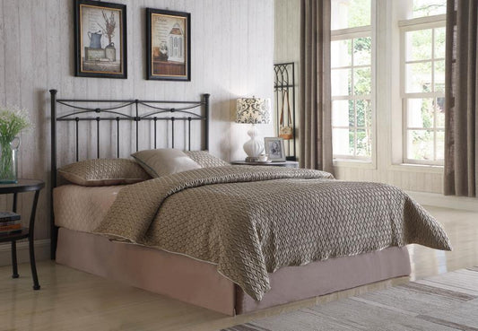 Lane - Queen / Full Metal Headboard - Rustic Bronze