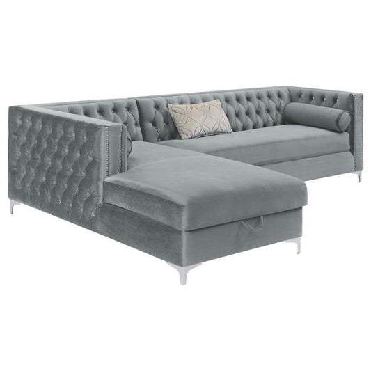 Bellaire - Button-tufted Upholstered Sectional