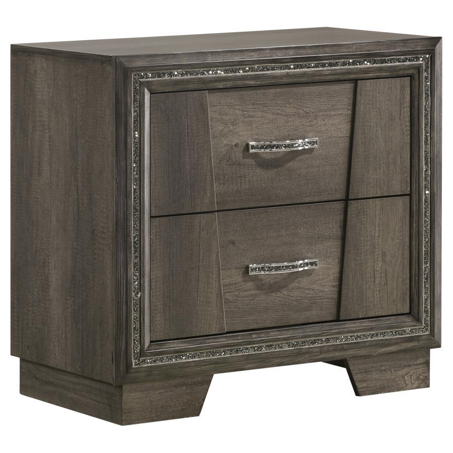 Janine - 5-Piece Eastern King Bedroom Set - Grey