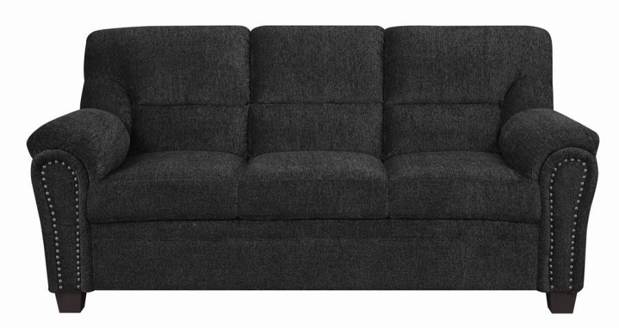 Clemintine - Upholstered Sofa with Nailhead Trim