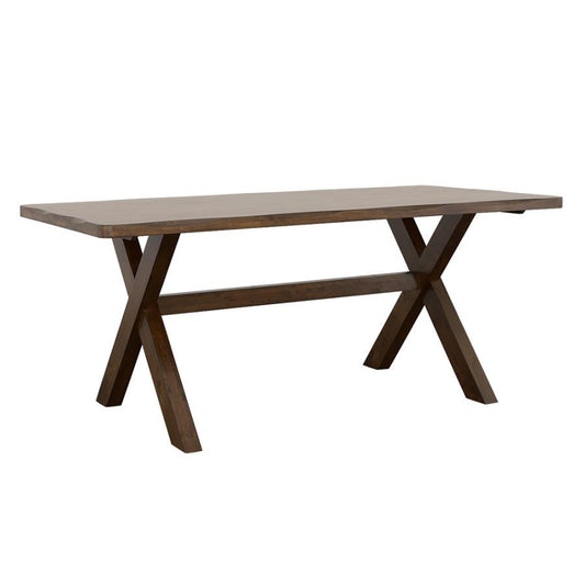 Alston - X-Shaped Dining Table - Knotty Nutmeg