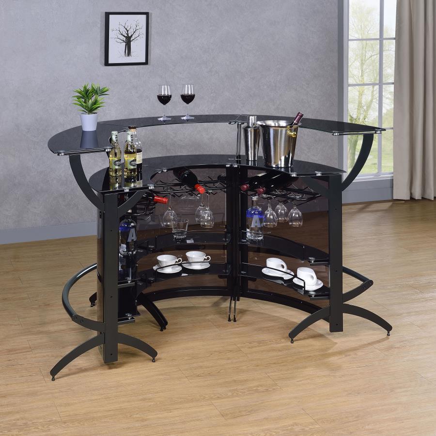 Coaster - 3 Pc. Bar Unit Set