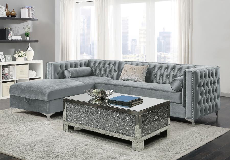 Bellaire - Button-tufted Upholstered Sectional