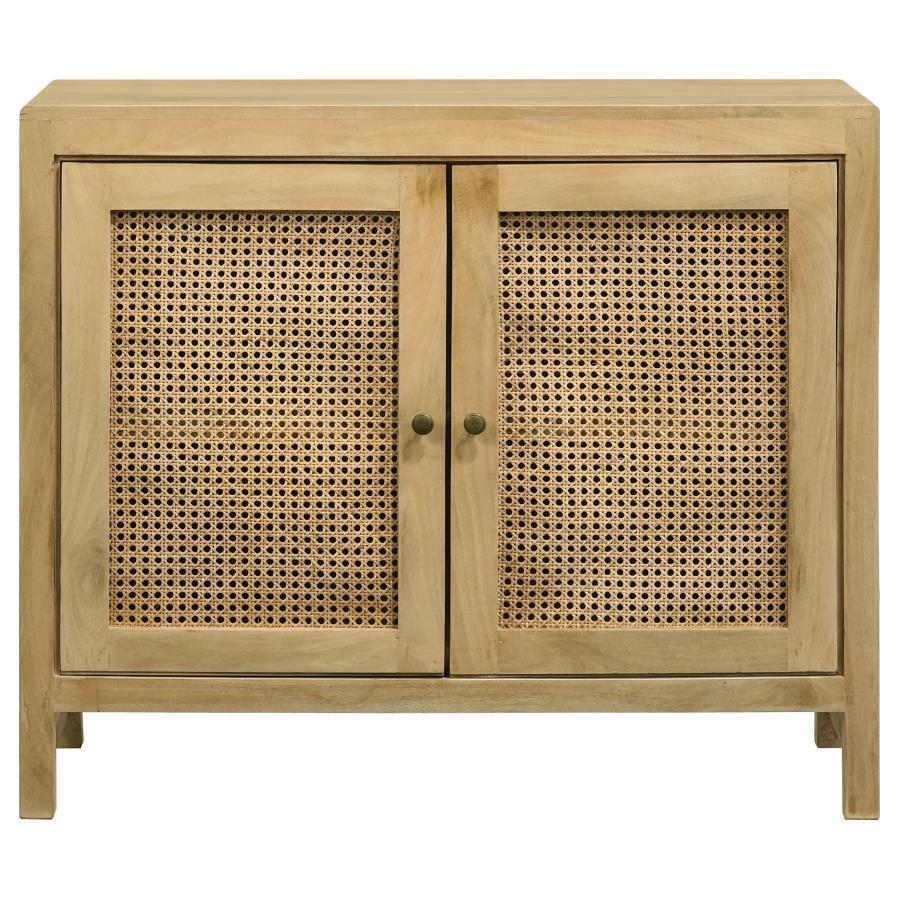 Zamora - Rectangular 2-Door Accent Cabinet - Natural