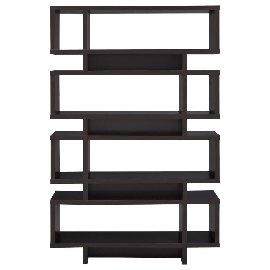 Reid - 4-tier Open Back Bookcase