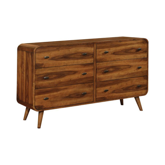 Robyn - 6-Drawer Dresser - Dark Walnut