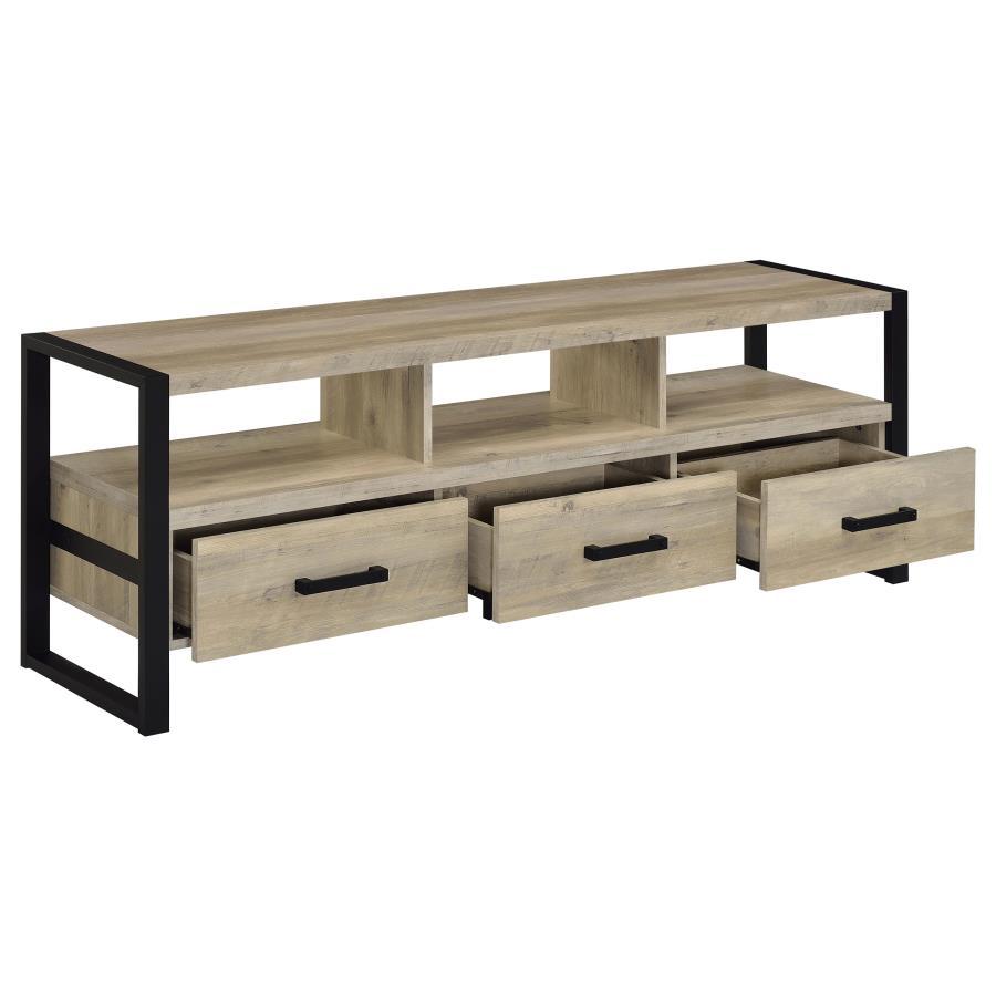 60" TV Stand - Antique Pine