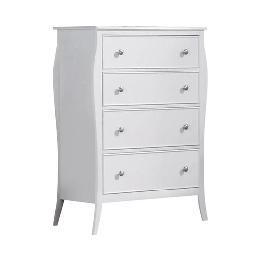 Dominique - 4-Drawer Chest - White