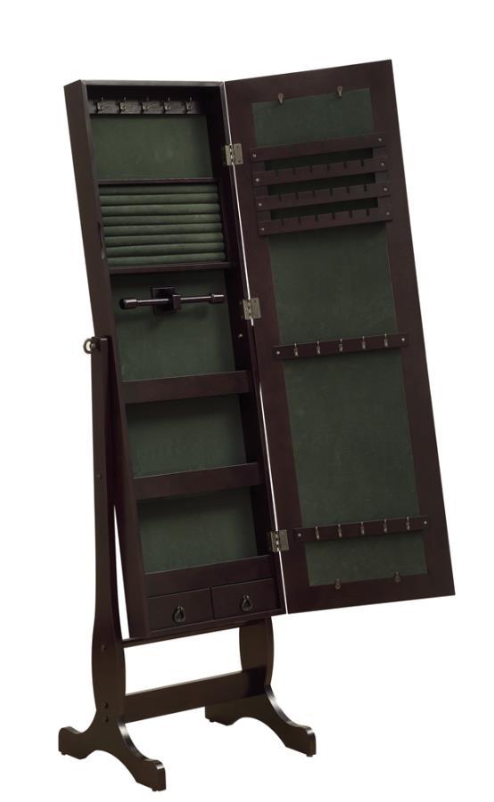 Coaster - Jewelry Cheval Mirror with Drawers