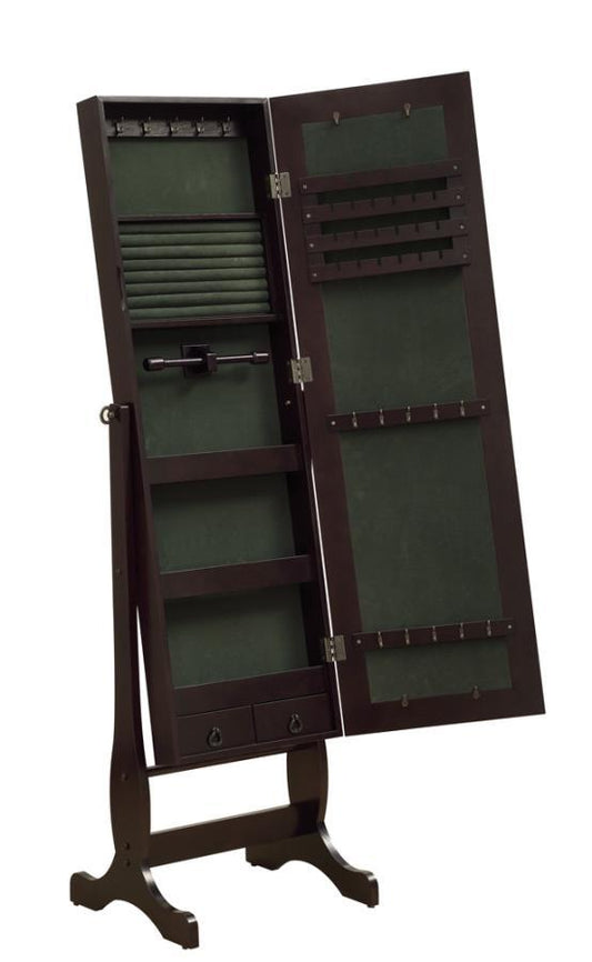 Coaster - Jewelry Cheval Mirror with Drawers