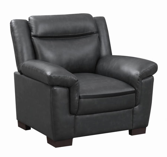 Arabella - Pillow Top Upholstered Chair - Grey