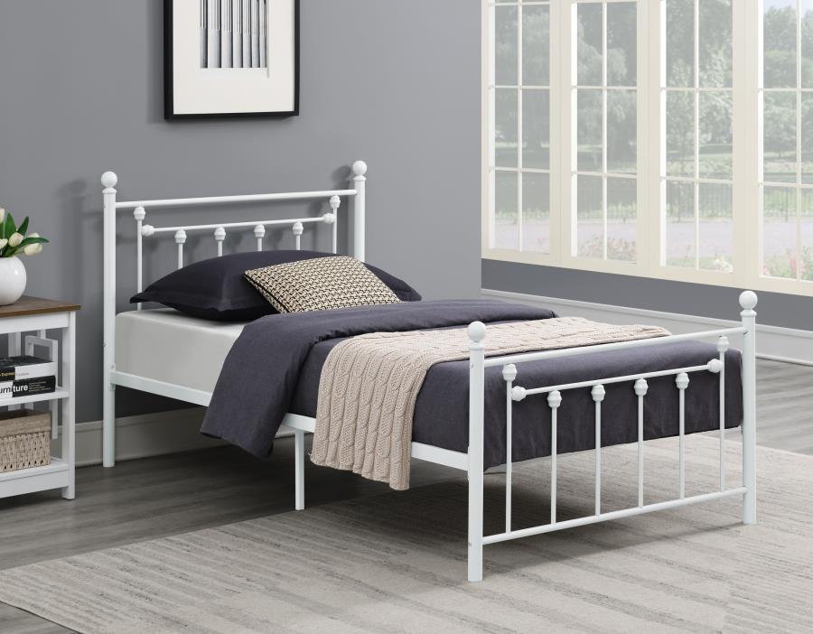 Canon - Metal Slatted Headboard Platform Bed