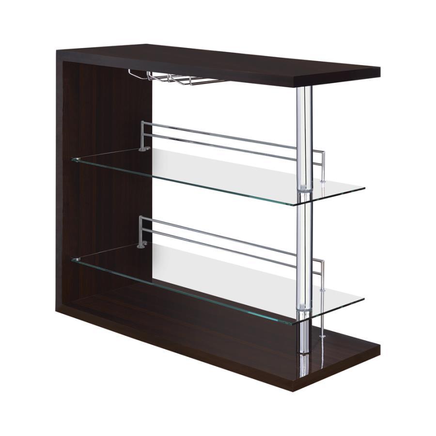Prescott - Rectangular 2-shelf Bar Unit