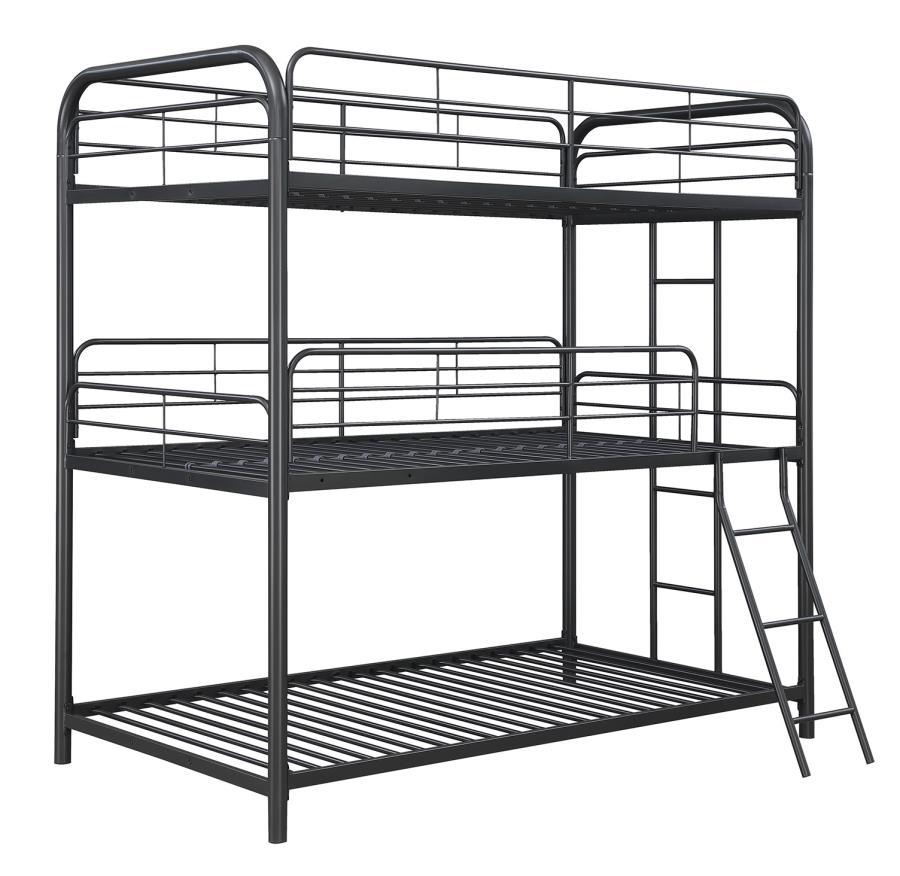 Garner - Triple Bunk Bed With Ladder