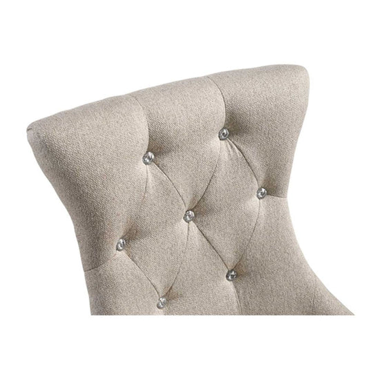 Gabrian - Dining Upholstered Chair (Set of 2) - Fabric & Reclaimed Gray