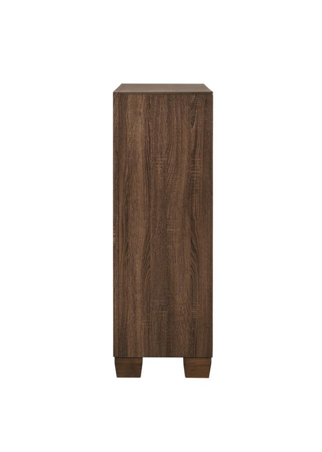 Brandon - 5-Drawer Chest - Medium WArm - Brown