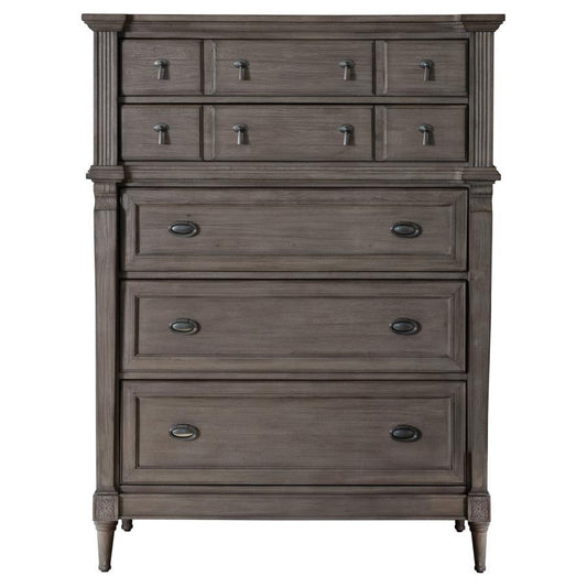 Alderwood - 5-Drawer Chest - French Grey