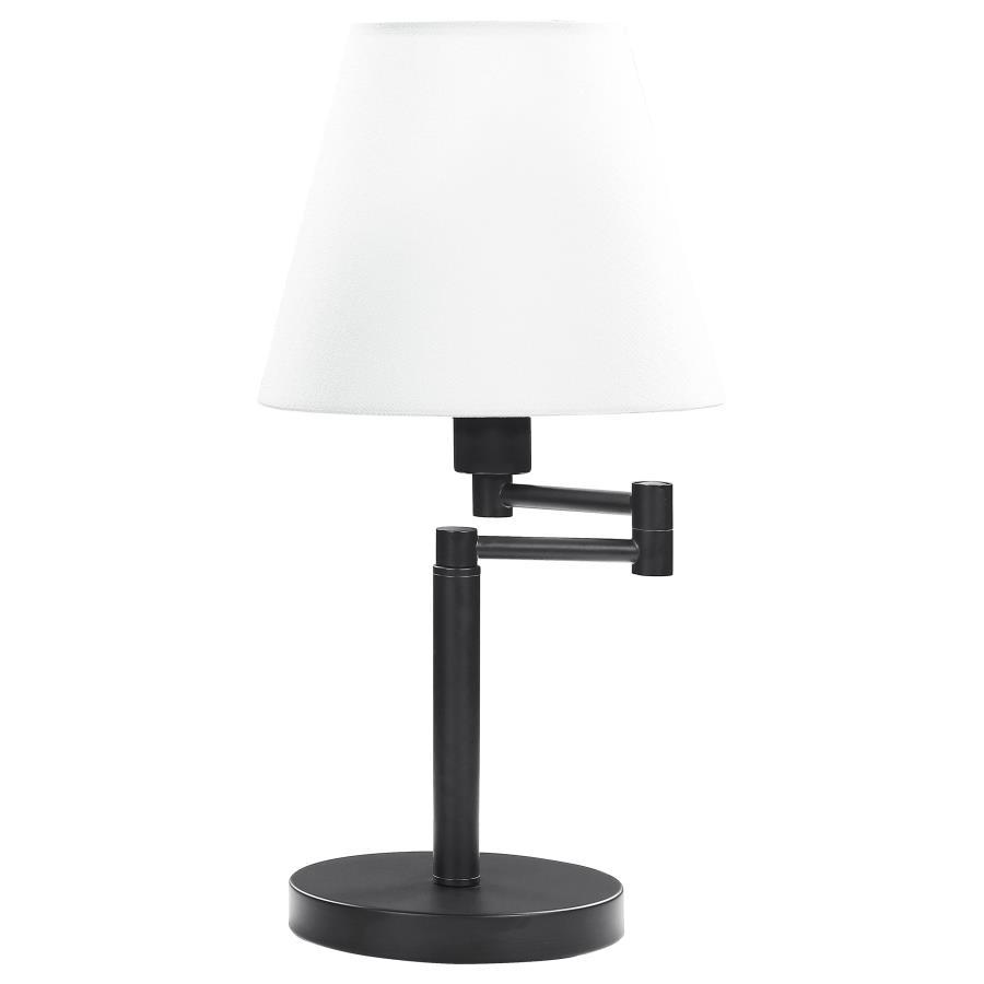 Colombe - Rotatable Frame Table Lamp - Off White and Matte Black