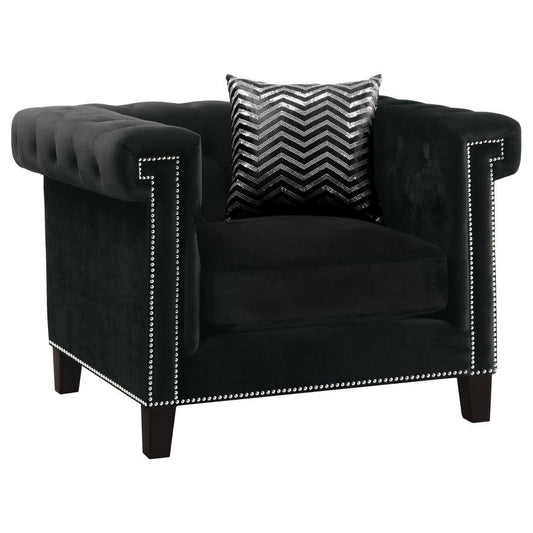 Reventlow - Tufted Chair - Black
