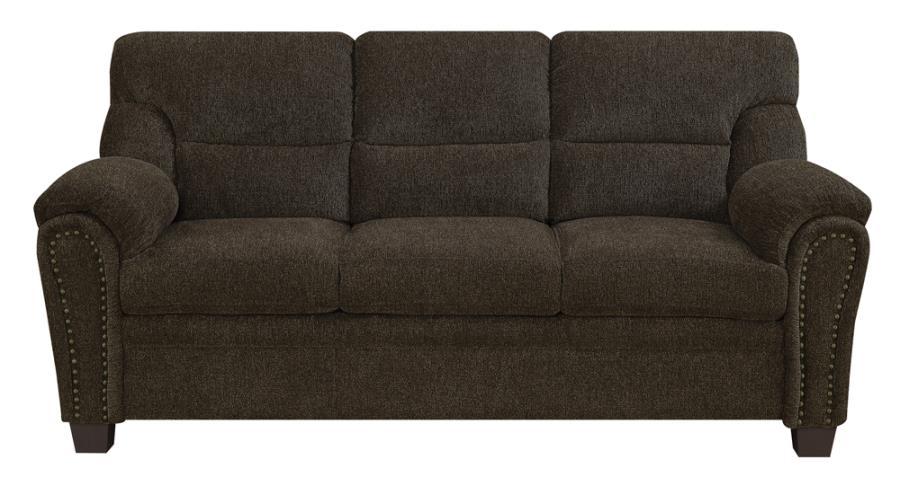 Clemintine - Upholstered Sofa with Nailhead Trim