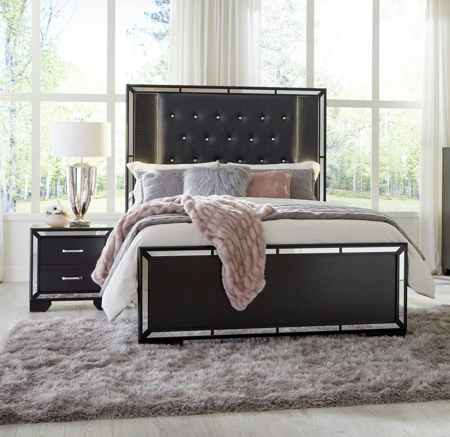 1428 Aveline Collection Alligator Bedroom Set