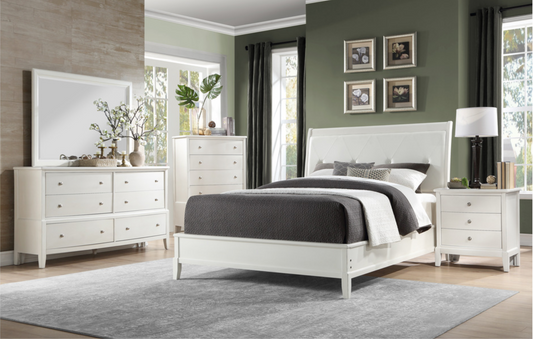 Cotterill Collection Queen Bed Set (Bed, Nightstand, Dresser & Mirror)