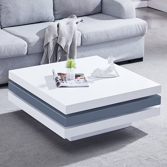 Aria Modern Rotating Coffee Table