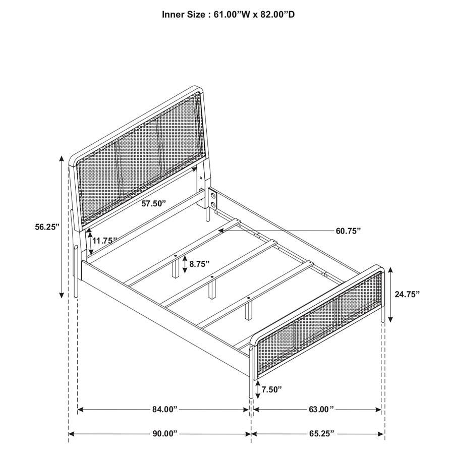 Arini - Panel Bed