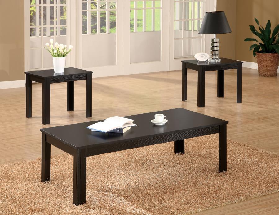 Elias - 3-piece Silhouette Occasional Set - Black
