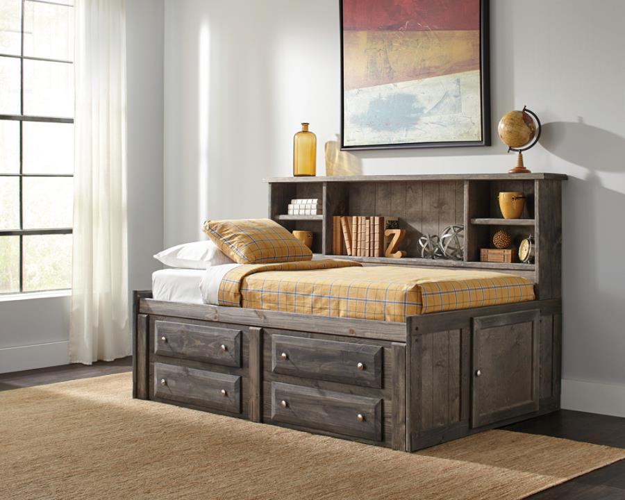Wrangle Hill - Twin Storage Daybed - Gun Smoke