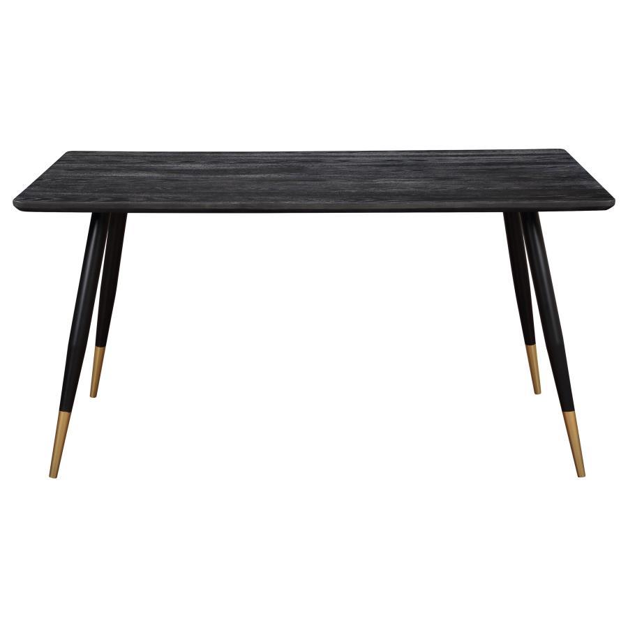 Carson - Rectangular Dining Table - Black and Gold