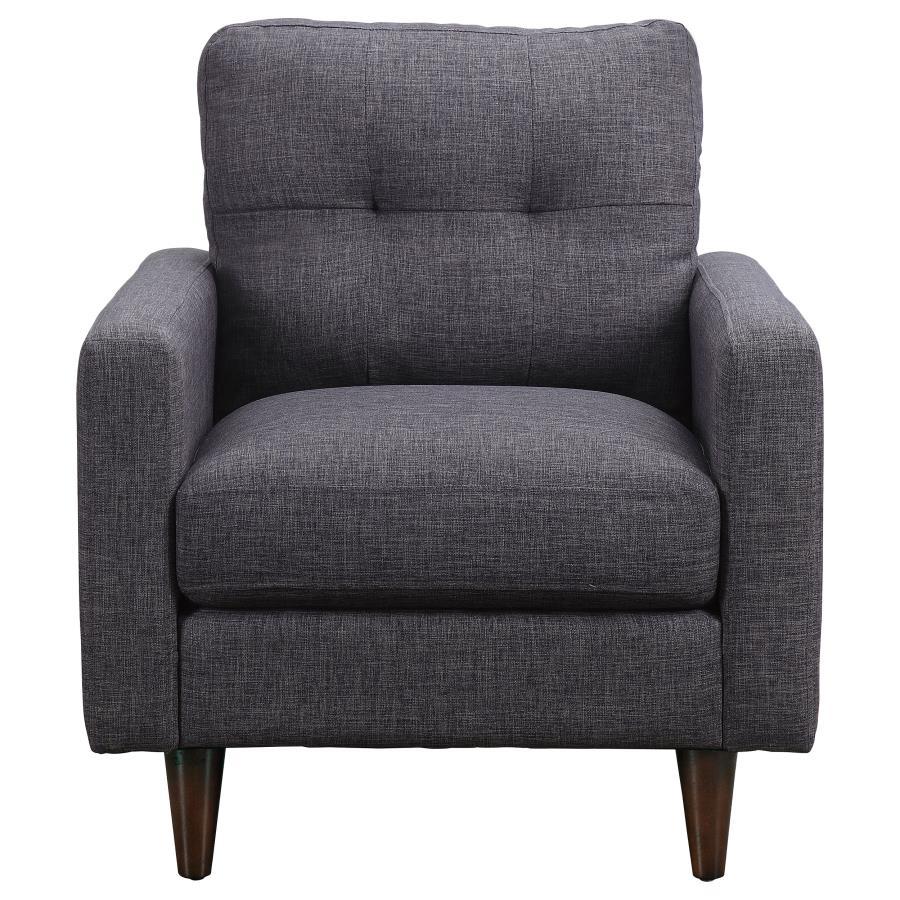 Watsonville - Tufted Back Chair - Grey