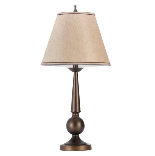 Ochanko - Cone Shade Table Lamps (Set of 2) - Bronze and Beige