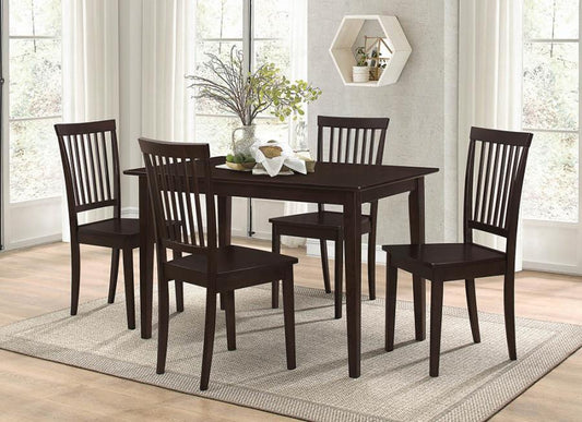 Gomez - 5-Piece Dining Set - Cappuccino