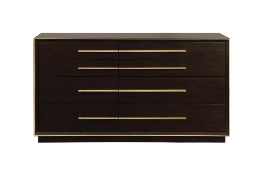 Durango - 8-Drawer Dresser - Smoked Peppercorn